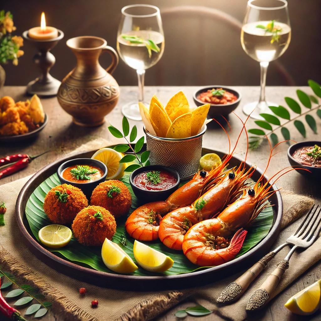 Enjoy the vibrant flavors of South Indian appetizers and get 10% off on your total bill!